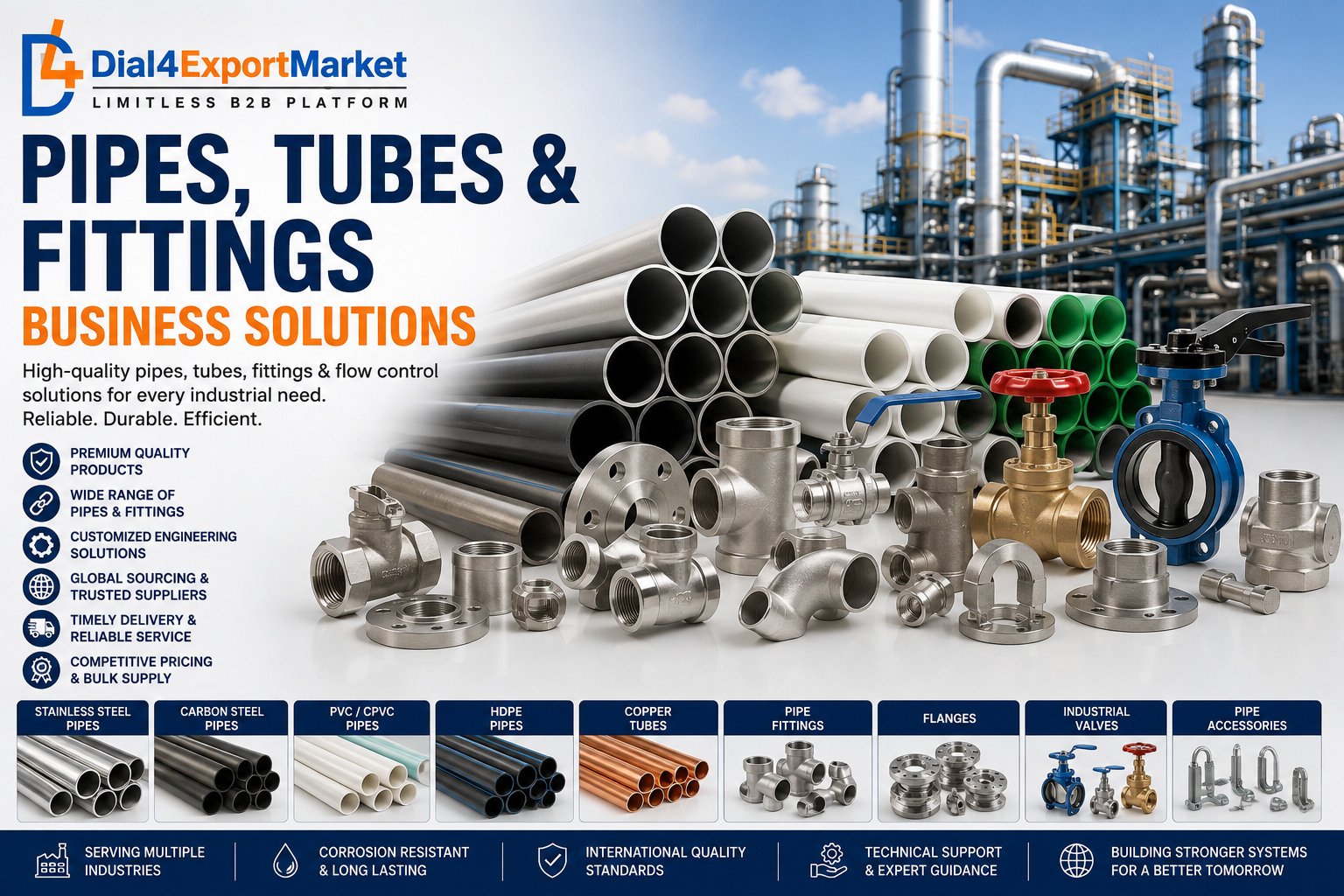 Pipes, Tubes & Fittings Business Solutions